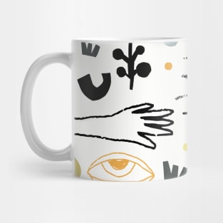 Crazy Doodle Abstract Pattern Mug